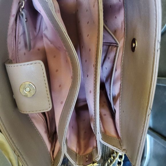 Kate Spade quilted chain handbag mauve - Picture 8 of 11